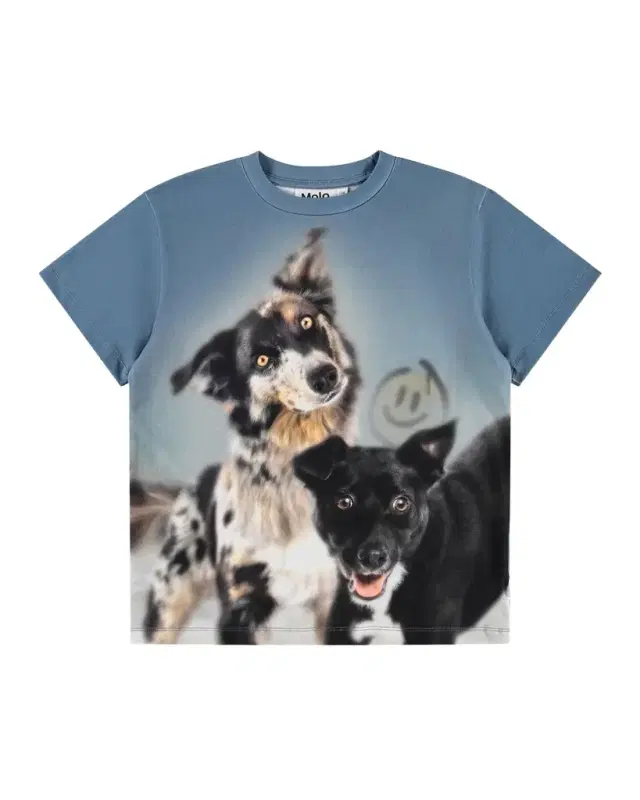 Molo Boy 's Riley Doggy Duo Short-Sleeve T-Shirt, Size 3-7