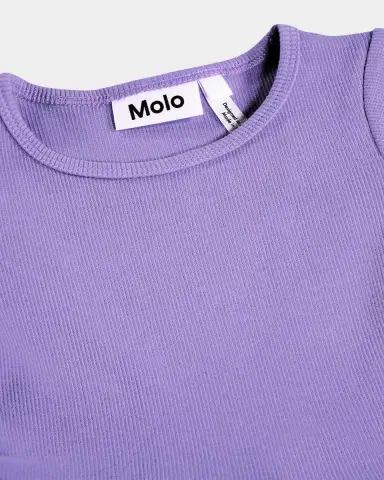 Molo Girl's Candi Long-Sleeve Cotton Dress, Size 6M-2 | Thumbnail 3