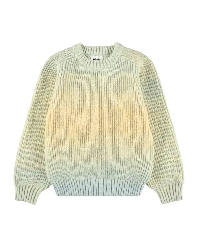 Molo Girl 's Bosse Multicolor Knit Crewneck Sweater, Size 7-12