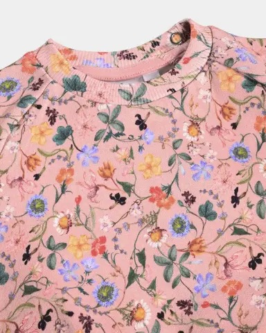 MOLO Girl's Disc Floral Cotton Sweatshirt, Size 3M-2 | Thumbnail 3
