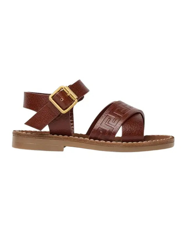 Versace Kid 's Leather Sandals, Toddlers