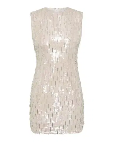 Rachel Gilbert Calypso Fringe Sequined Mini Dress | Thumbnail 1