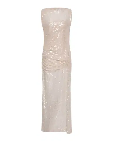 RACHEL GILBERT Marlow Sleeveless Sheer Sequined Gown | Thumbnail 1 RACHEL GILBERT Marlow Sleeveless Sheer Sequined Gown | Thumbnail 1