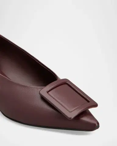 Roger Vivier Belle Vivier 25mm Leather Ballerina Flats | Thumbnail 5 Roger Vivier Belle Vivier 25mm Leather Ballerina Flats | Thumbnail 5