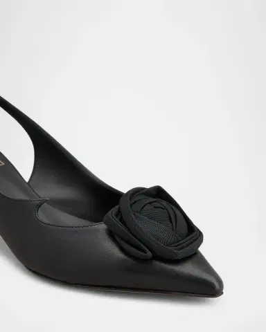 Roger Vivier I Love Rose Vivier 45mm Leather Slingback Pumps | Thumbnail 5 Roger Vivier I Love Rose Vivier 45mm Leather Slingback Pumps | Thumbnail 5