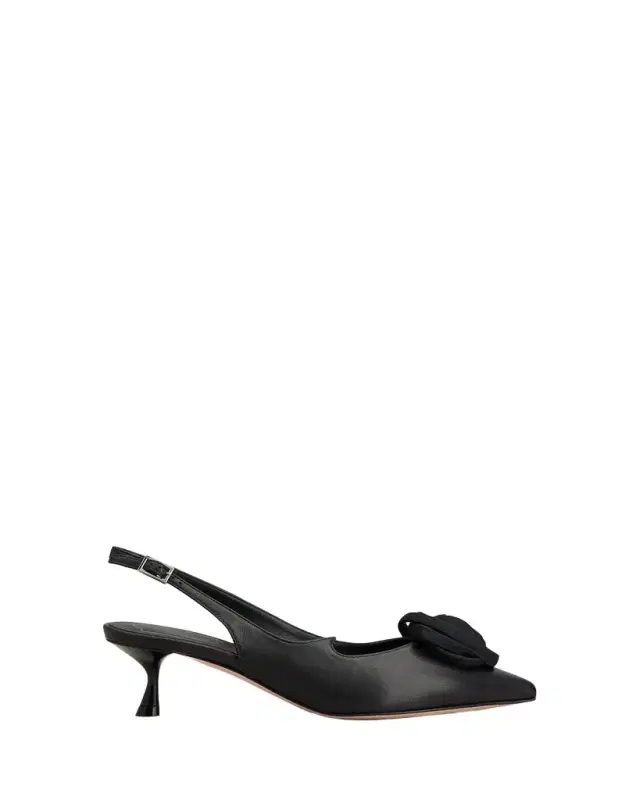 Roger Vivier I Love Rose Vivier 45mm Leather Slingback Pumps