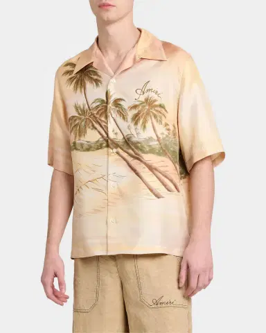 AMIRI Palms Printed Silk Camp Shirt | Thumbnail 5