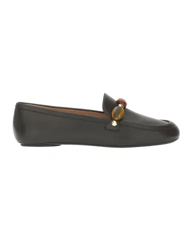 Gianvito Rossi Beaded Leather Loafers | Thumbnail 1