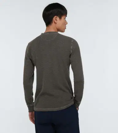 RRL Waffle-knit cotton Henley shirt | Thumbnail 5