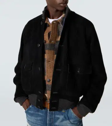 RRL Mason suede bomber jacket | Thumbnail 2