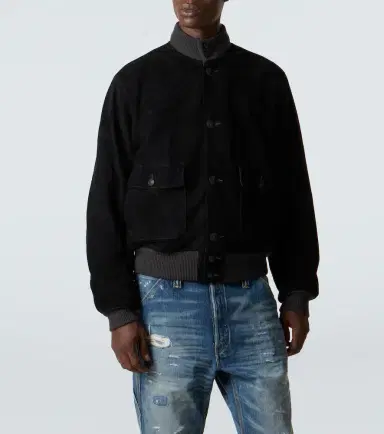 RRL Mason suede bomber jacket | Thumbnail 3