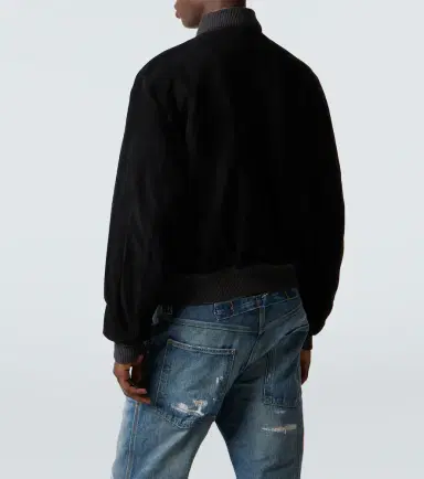 RRL Mason suede bomber jacket | Thumbnail 4