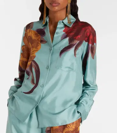 La DoubleJ Boy floral silk shirt | Thumbnail 5