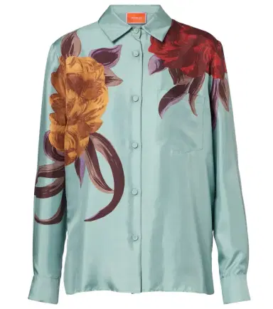La DoubleJ Boy floral silk shirt | Thumbnail 1