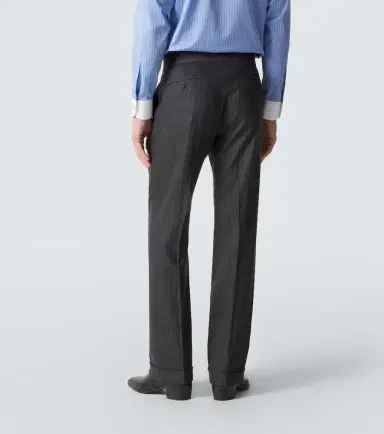 Tom Ford Herringbone wool suit pants | Thumbnail 3