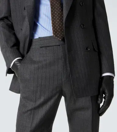 Tom Ford Herringbone wool suit pants | Thumbnail 4