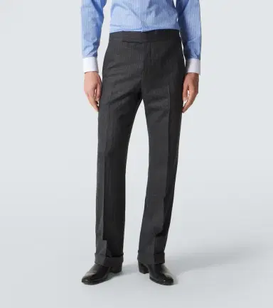 Tom Ford Herringbone wool suit pants | Thumbnail 6