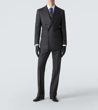 Tom Ford Herringbone wool suit pants | Thumbnail 7