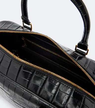 Nili Lotan Jaclyn croc-effect leather bowling bag | Thumbnail 2