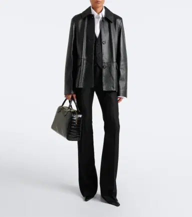 Nili Lotan Jaclyn croc-effect leather bowling bag | Thumbnail 6