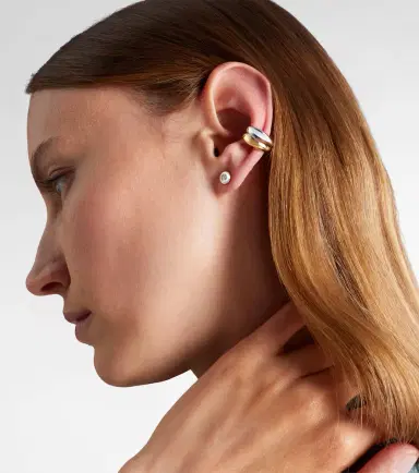 Jennifer Fisher Two Tone 14kt gold-plated ear cuff | Thumbnail 3