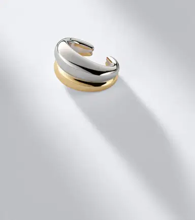 Jennifer Fisher Two Tone 14kt gold-plated ear cuff | Thumbnail 5
