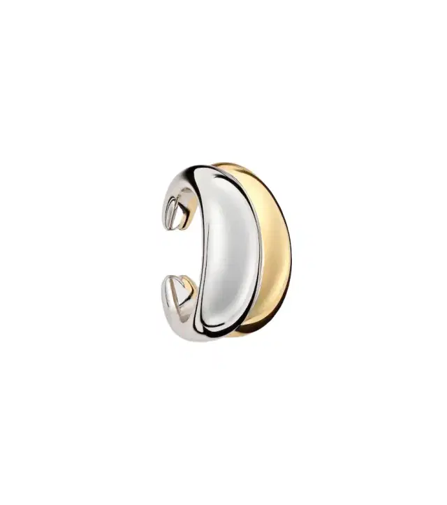Jennifer Fisher Two Tone 14kt gold-plated ear cuff