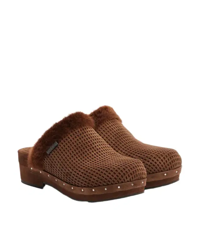 Brunello Cucinelli Monili suede clogs