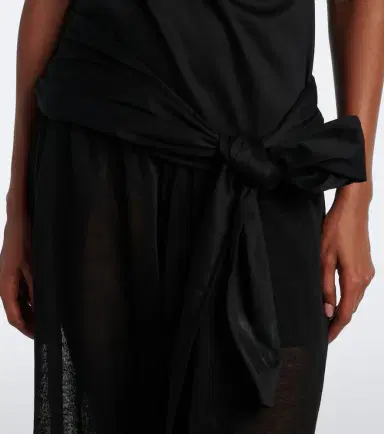 Proenza Schouler Zafira asymmetric cotton jersey top | Thumbnail 4