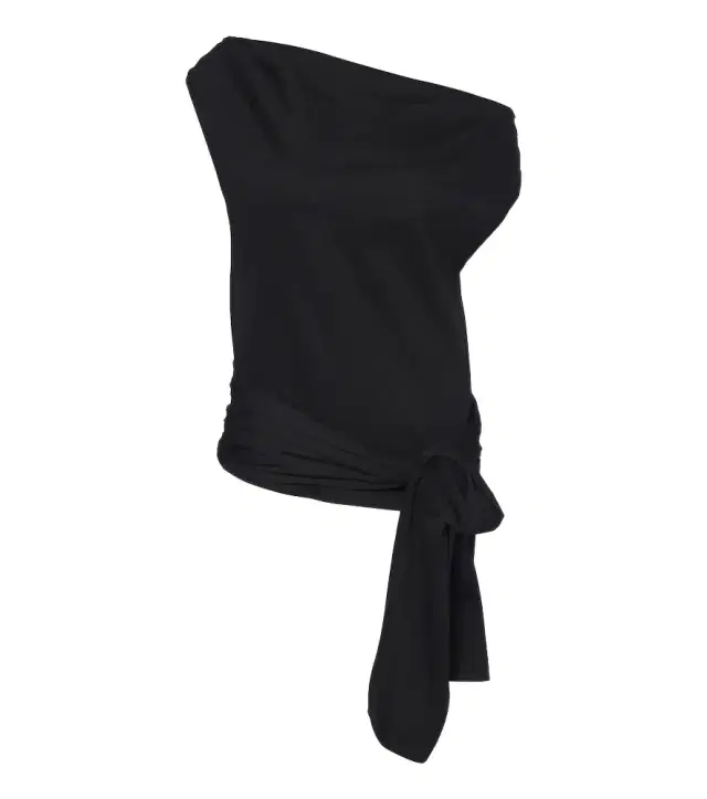 Proenza Schouler Zafira asymmetric cotton jersey top
