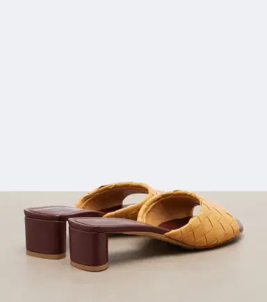 Bottega Veneta Parco Intrecciato leather mules | Thumbnail 4 Bottega Veneta Parco Intrecciato leather mules | Thumbnail 4