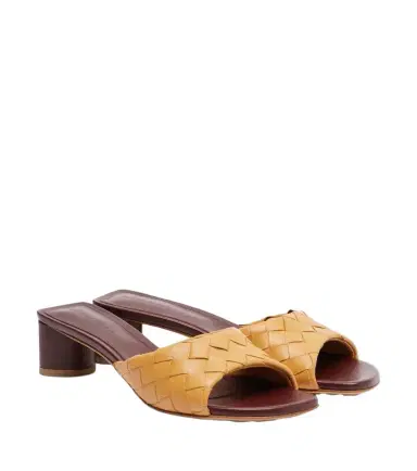 Bottega Veneta Parco Intrecciato leather mules | Thumbnail 1 Bottega Veneta Parco Intrecciato leather mules | Thumbnail 1