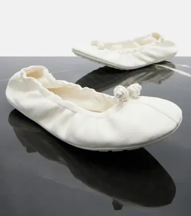 Bottega Veneta Fantasmina Knot leather ballet flats | Thumbnail 2