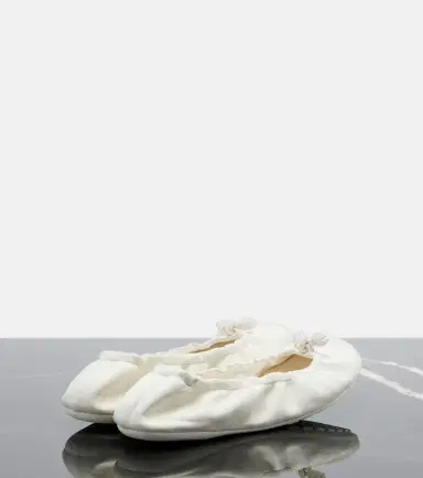 Bottega Veneta Fantasmina Knot leather ballet flats | Thumbnail 3