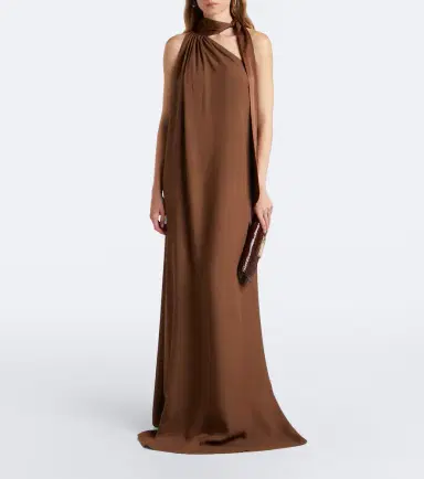 Taller Marmo Astor gathered maxi dress | Thumbnail 3