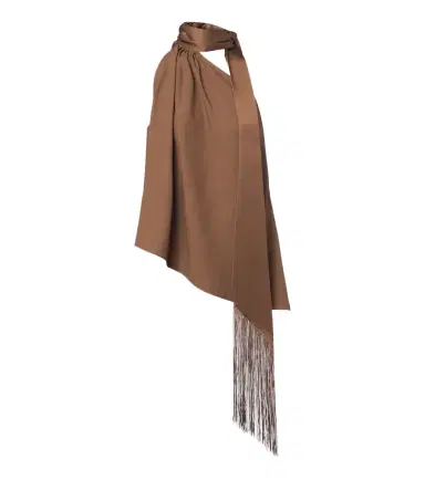 Taller Marmo Astor scarf-detail crêpe cady top | Thumbnail 1