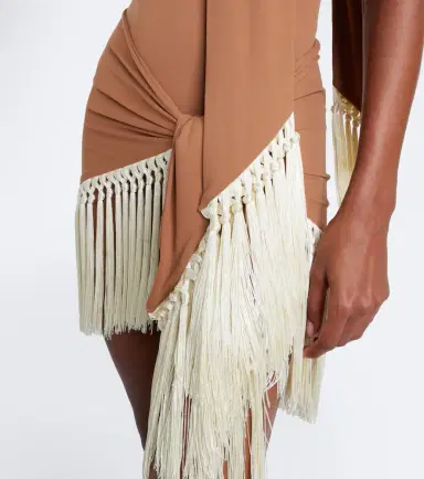 Taller Marmo Siwa scarf-detail swimsuit and beach cover-up set | Thumbnail 5