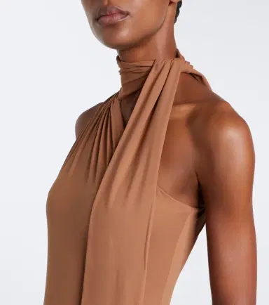 Taller Marmo Siwa scarf-detail swimsuit and beach cover-up set | Thumbnail 6