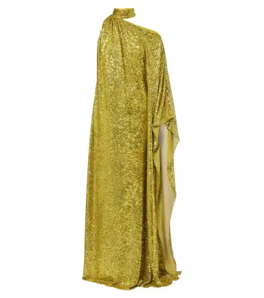Taller Marmo Atlas Disco sequined one-shoulder gown | Thumbnail 1