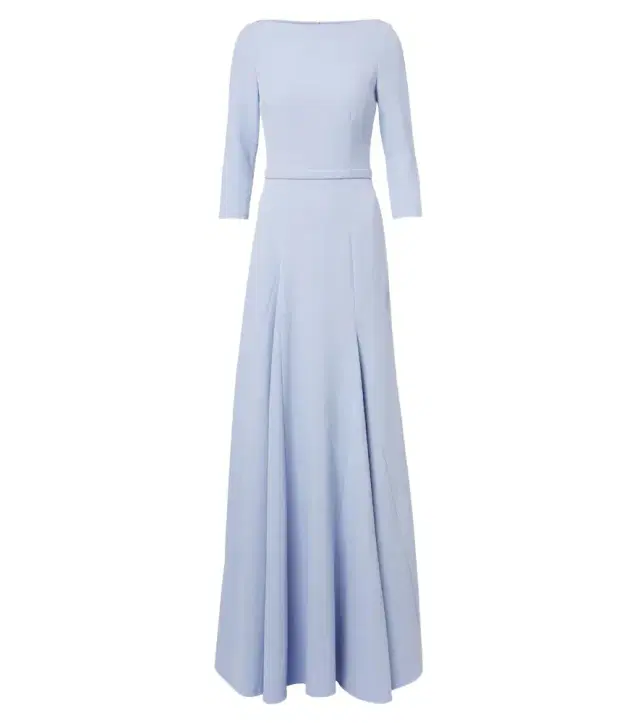 Emilia crêpe gown