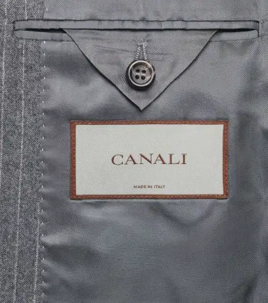 Canali Chalk stripe wool suit | Thumbnail 2 Canali Chalk stripe wool suit | Thumbnail 2