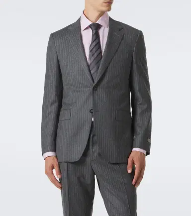 Canali Chalk stripe wool suit | Thumbnail 4 Canali Chalk stripe wool suit | Thumbnail 4