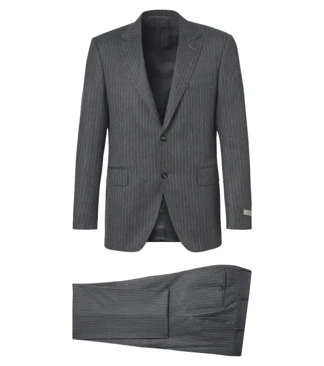 Canali Chalk stripe wool suit