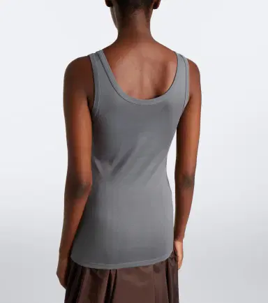Prada Ribbed-knit cotton tank top | Thumbnail 5