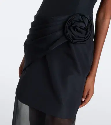 Carolina Herrera Silk faille and organza bustier gown | Thumbnail 6