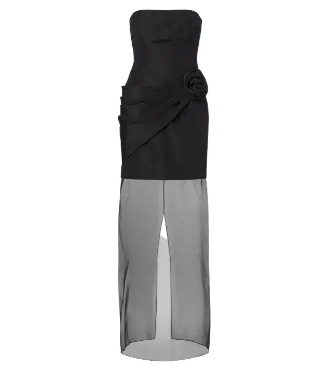 Carolina Herrera Silk faille and organza bustier gown