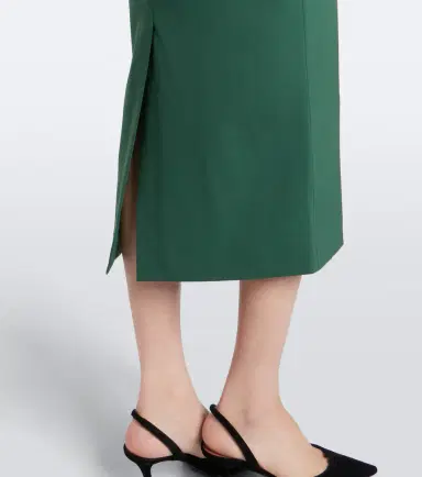 Carolina Herrera Off-shoulder wool-blend cocktail dress | Thumbnail 3 Carolina Herrera Off-shoulder wool-blend cocktail dress | Thumbnail 3