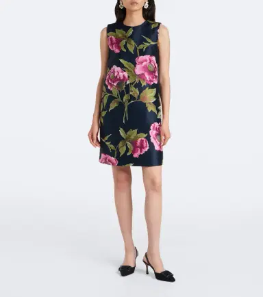 Carolina Herrera Floral jacquard shift dress | Thumbnail 3