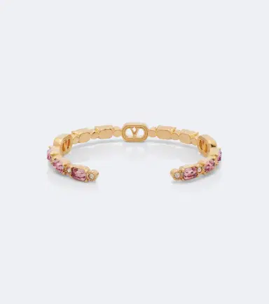 Valentino Ovalette Swarovski-embellished cuff bracelet | Thumbnail 2