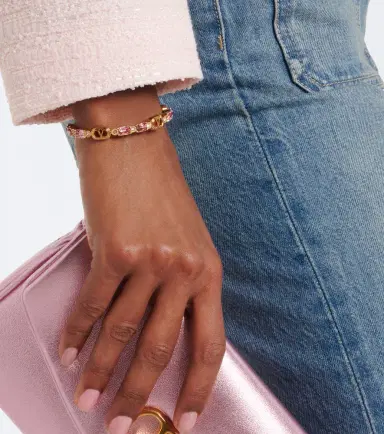 Valentino Ovalette Swarovski-embellished cuff bracelet | Thumbnail 4